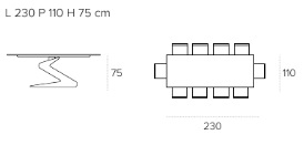 Zed L 230 P 110 H 75 (прямоугольный)