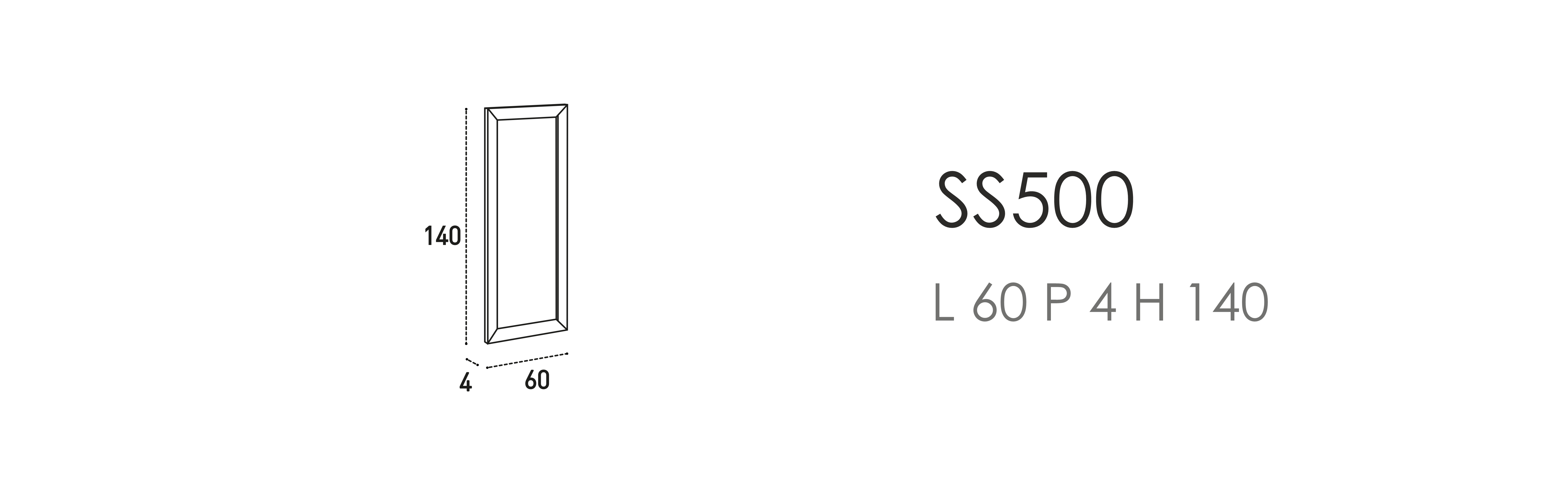 SS500 L 60 P 4 H 140