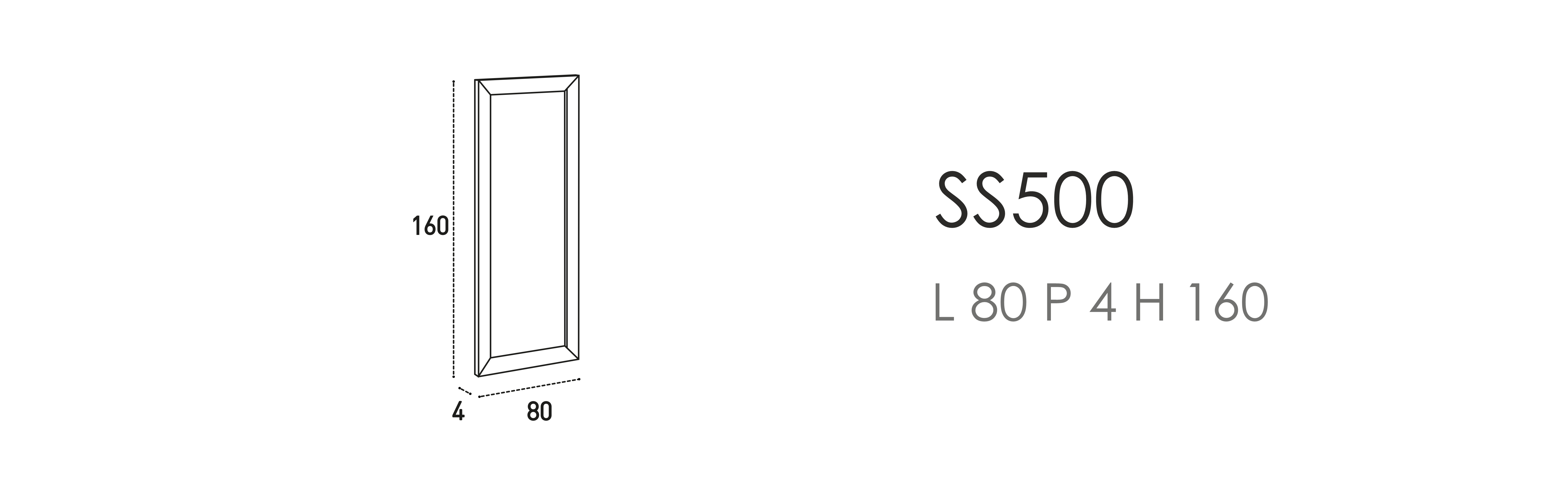 SS500 L 80 P 4 H 160