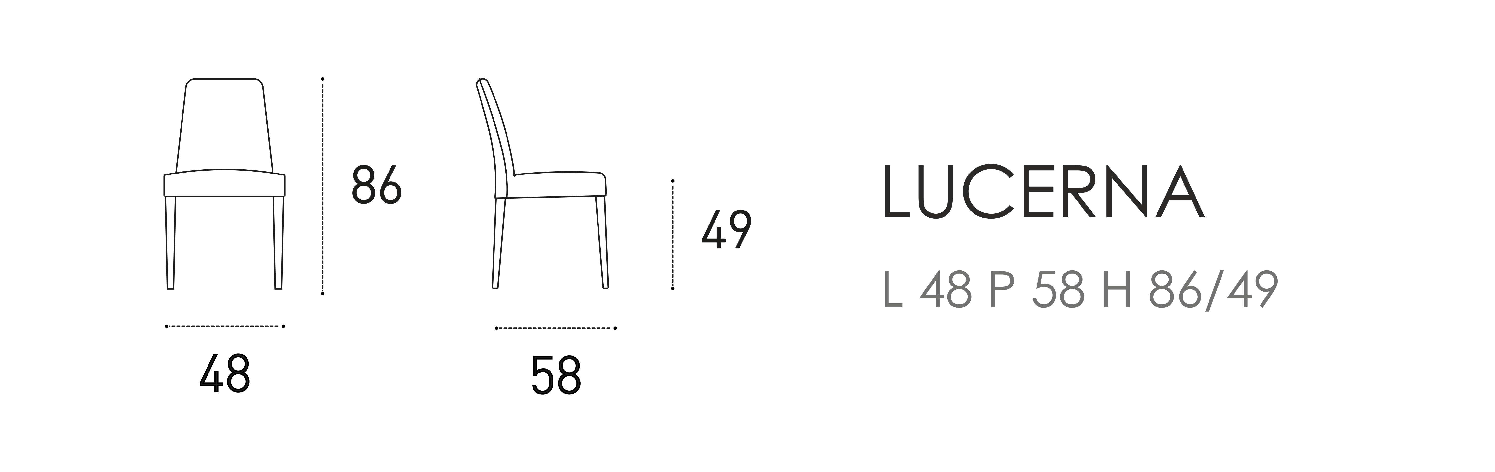 Lucerna L 48 P 58 H 86/49