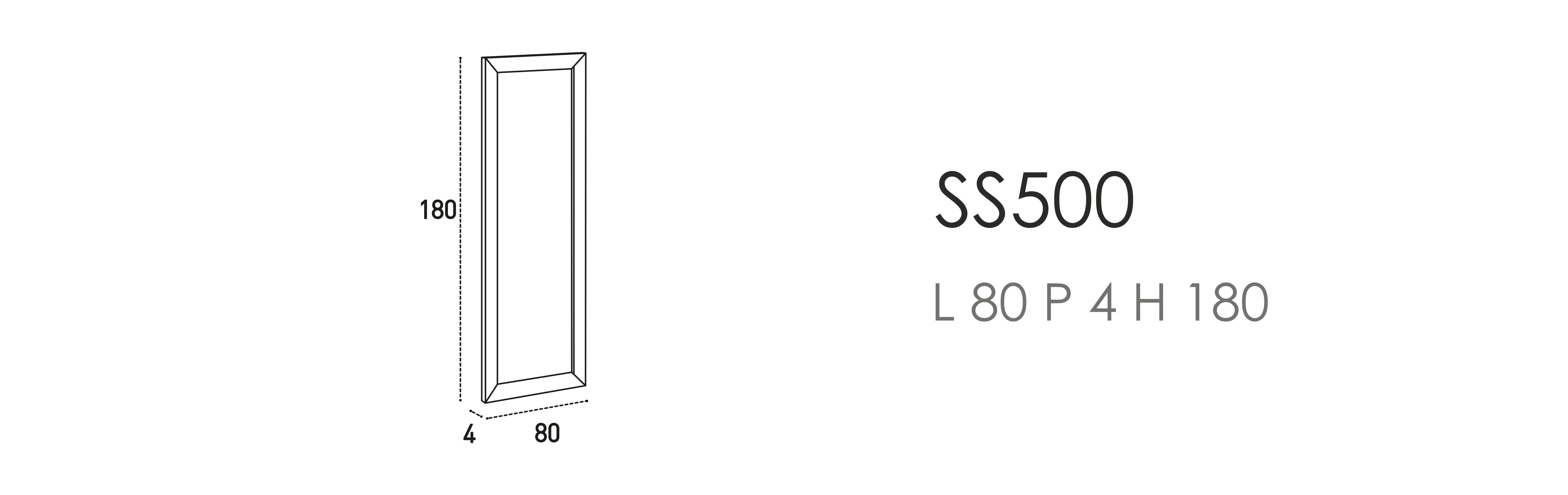 SS500 L 80 P 4 H 180