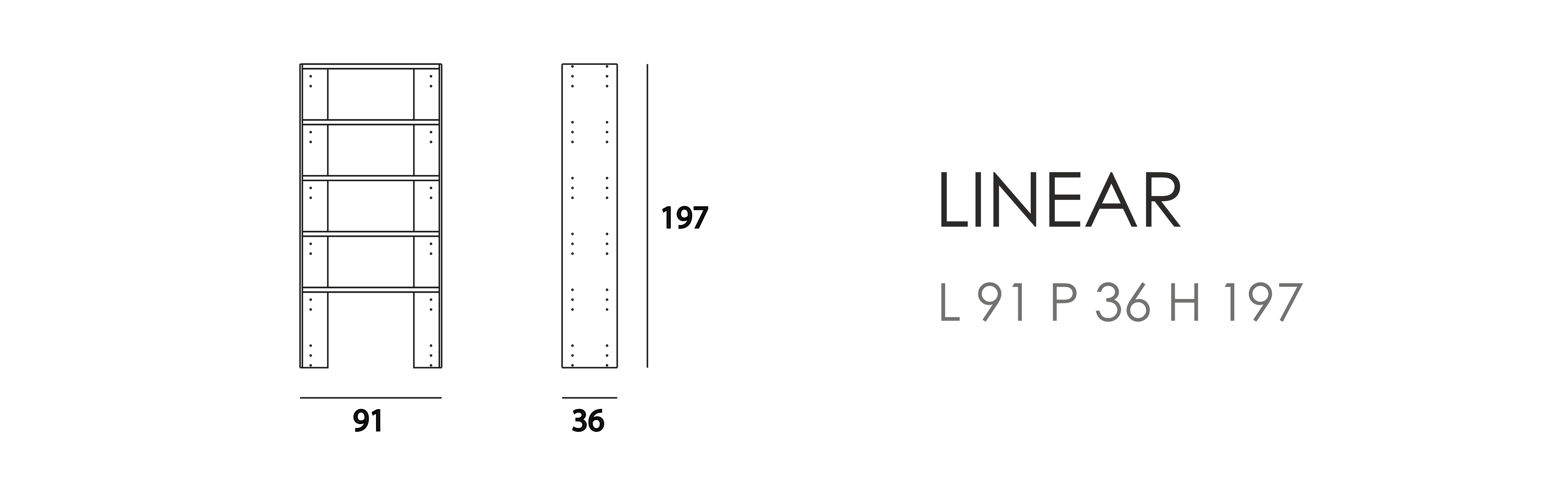 Linear L 91 P 36 H 197