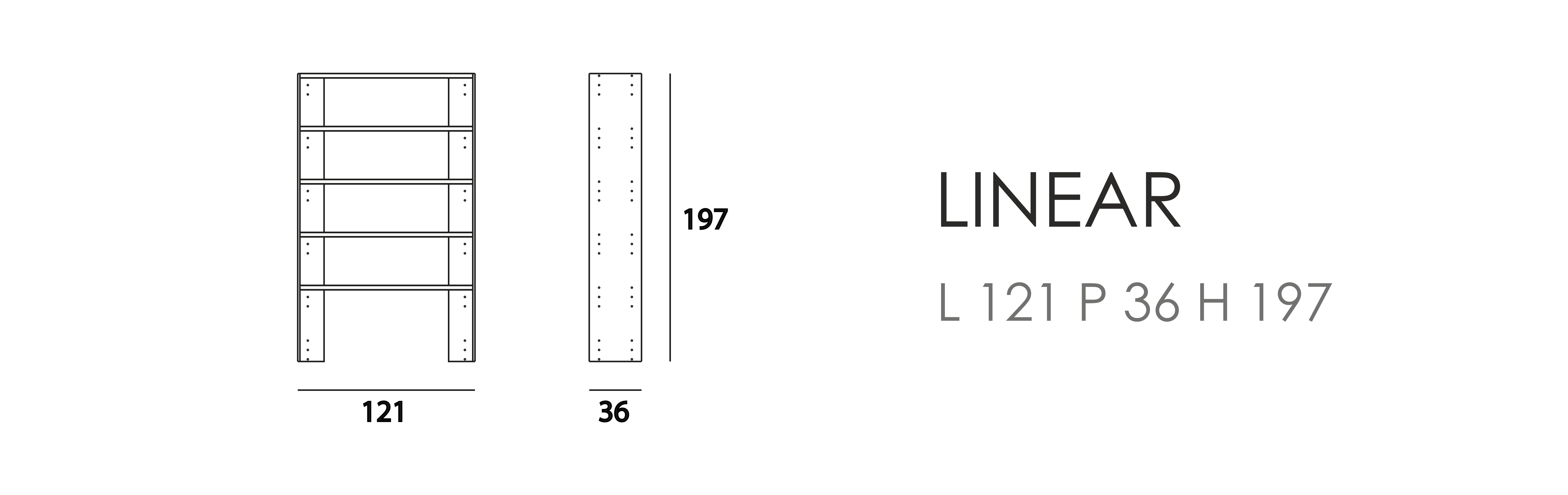 Linear L 121 P 36 H 197