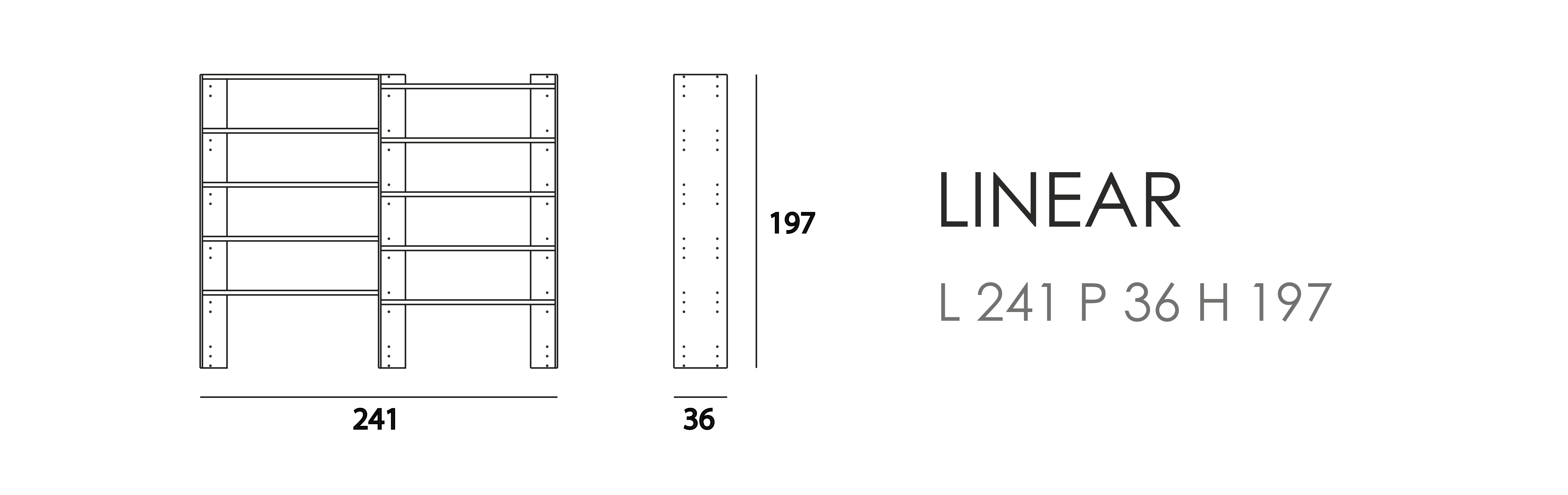Linear L 241 P 36 H 197