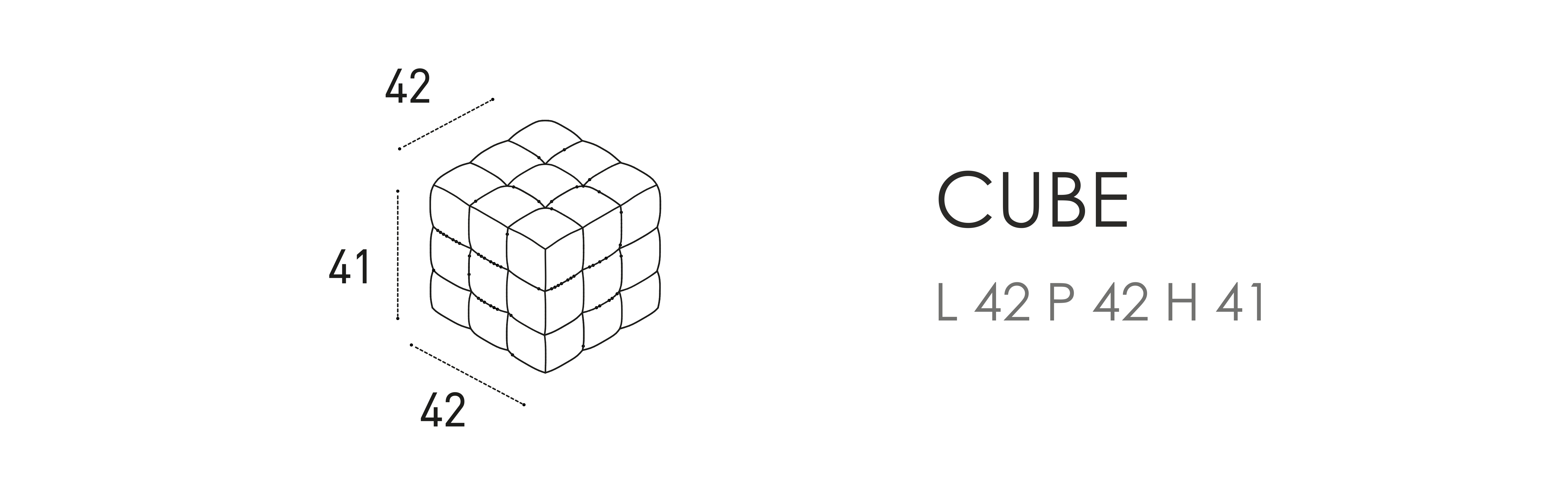 Cube L 42 P 42 H 41